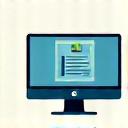 Icono de un libro y una pantalla de computadora.